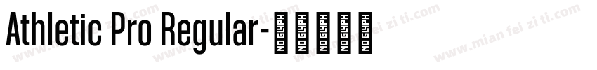 Athletic Pro Regular字体转换